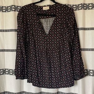 Universal Thread 3/4 puff sleeve blouse